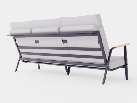 Kungshult 3-seater sofa 3D 모델