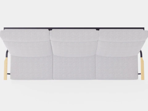 Kungshult 3-seater sofa 3D Model