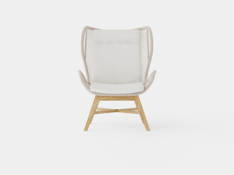 Himmelsnas lounge chair 3D Modell
