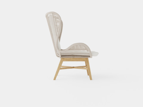 Himmelsnas lounge chair 3D Modell