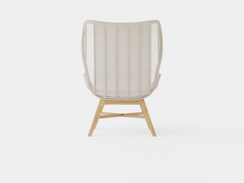 Himmelsnas lounge chair 3D Modell