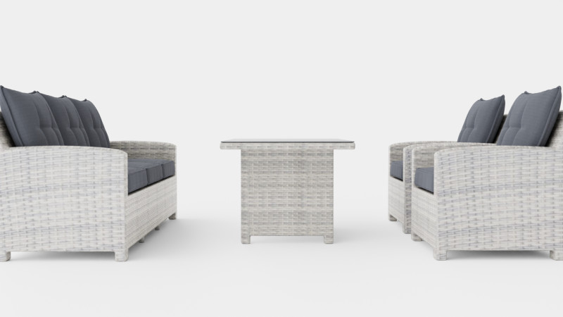 Malaga sofa set 3D Model .c4d .max .obj .3ds .fbx .stl .blend 