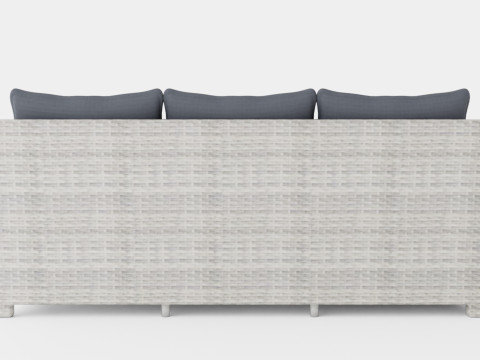 Malaga sofa set 3D Model