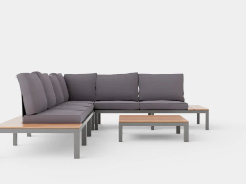 Weekend sofa set 3D Model