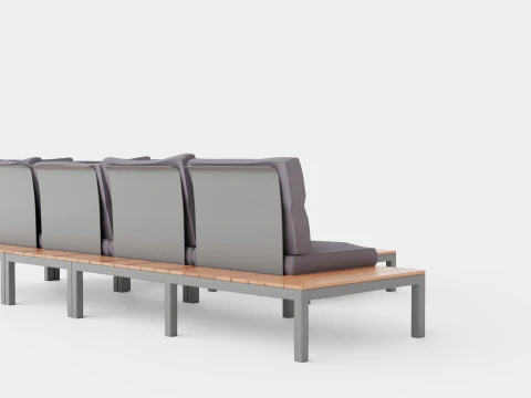 Weekend sofa set 3D Model