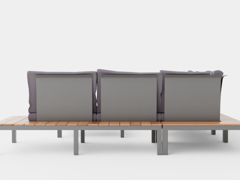 Weekend sofa set Modelo 3D