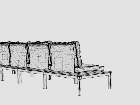 Weekend sofa set Modelo 3D