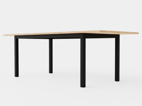 Twin dining table 3Dモデル