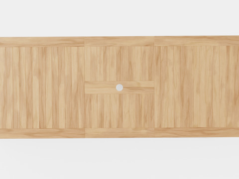 Twin dining table 3Dモデル