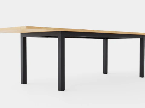 Twin dining table 3D Model