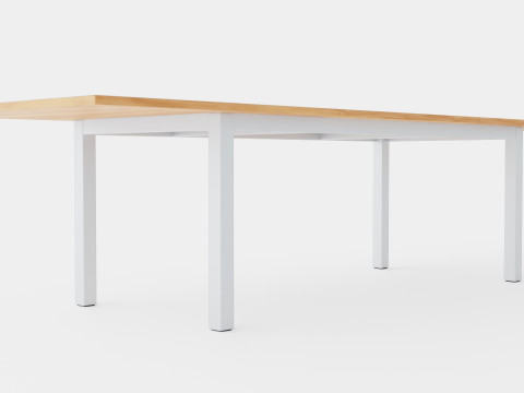 Twin dining table 3D Model