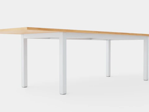 Twin dining table 3D Model