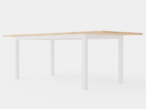 Twin dining table 3D 模型