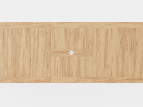 Twin dining table 3D 模型