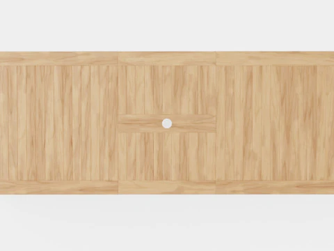 Twin dining table 3D Model
