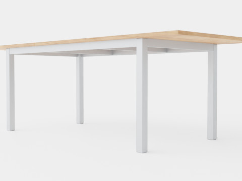 Twin dining table 3D Модель