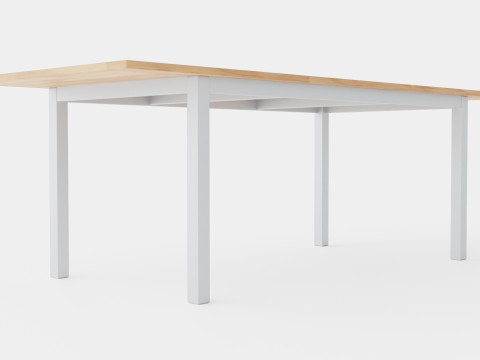Twin dining table 3D मॉडल