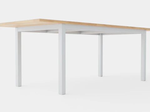 Twin dining table 3D Model