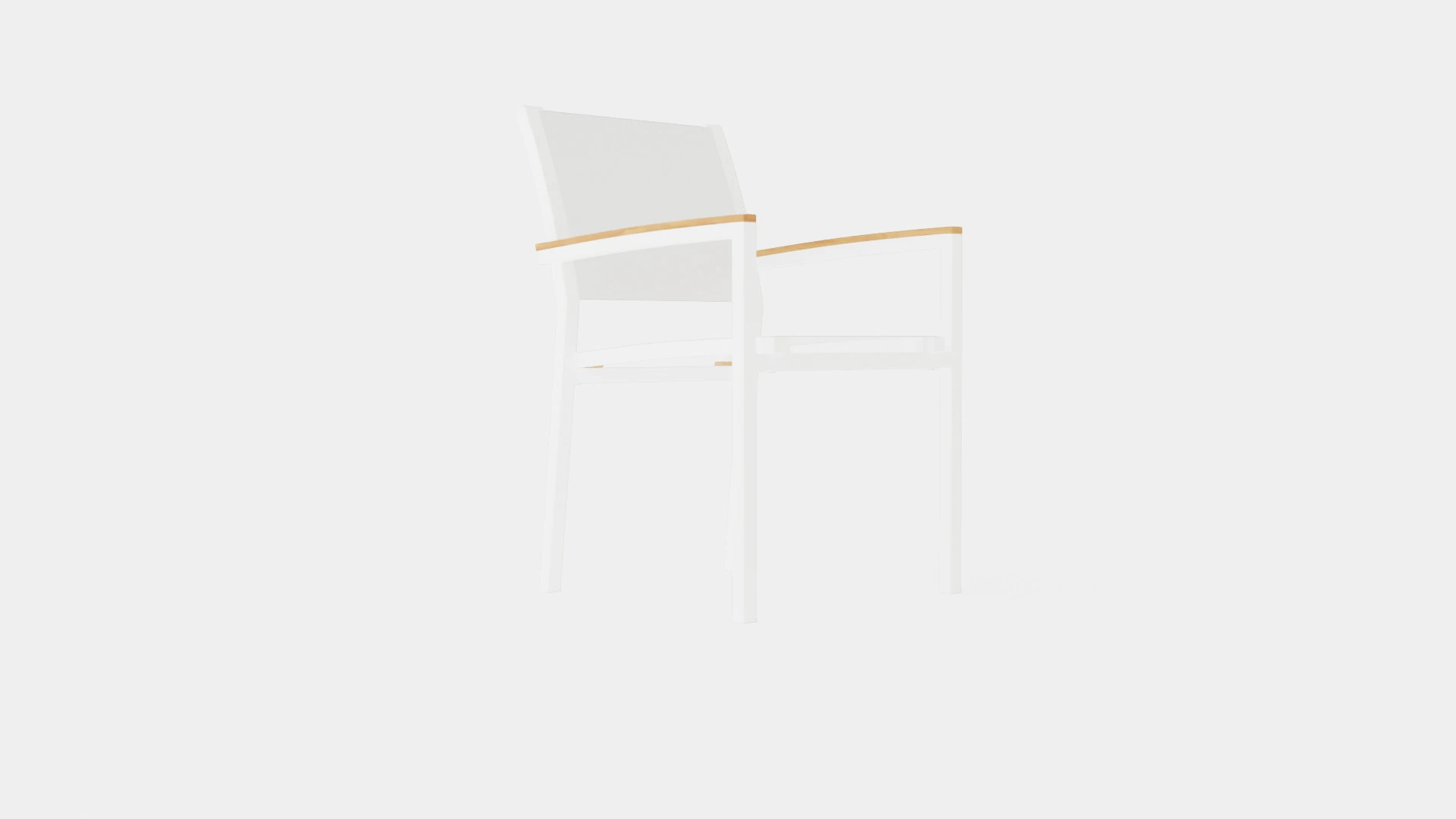 Twin stacking chair 3D Model .c4d .max .obj .3ds .fbx .stl .blend