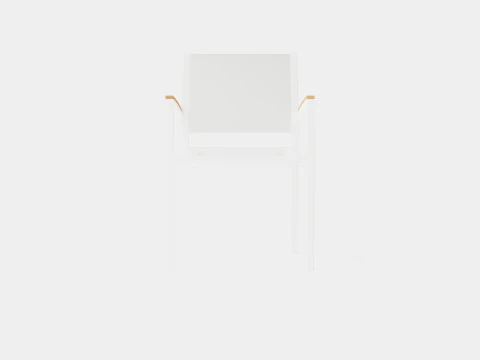 Twin stacking chair 3D Model