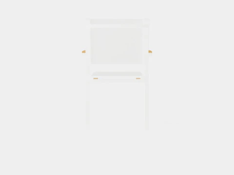 Twin stacking chair 3D Model
