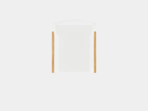 Twin stacking chair 3D Model
