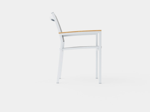 Twin stacking chair Modèle 3D