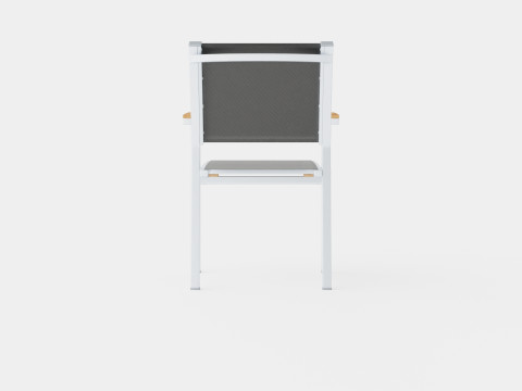 Twin stacking chair Modèle 3D