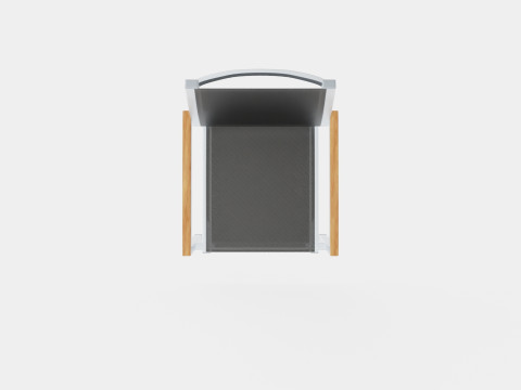 Twin stacking chair Modèle 3D