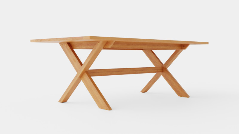 Noble dining table Modello 3D .c4d .max .obj .3ds .fbx .stl .blend