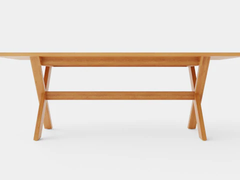 Noble dining table 3D Model