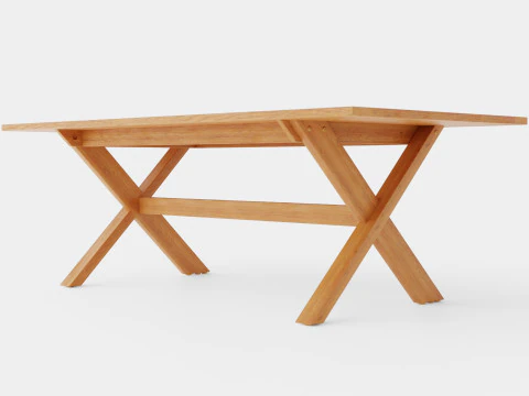 Noble dining table 3D Model