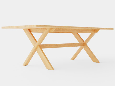 Royal dining table 3D 模型