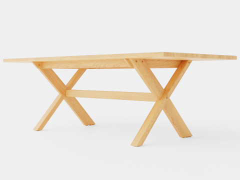 Royal dining table 3Dモデル