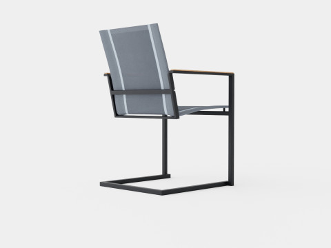 Gaunt armchair Modèle 3D