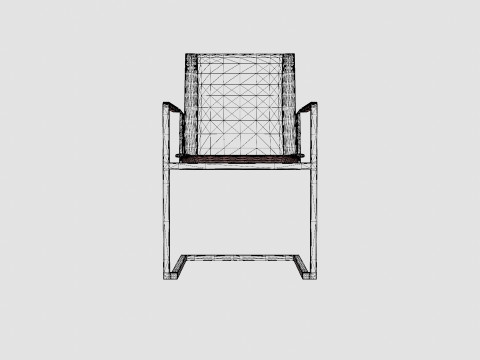 Gaunt armchair Modèle 3D