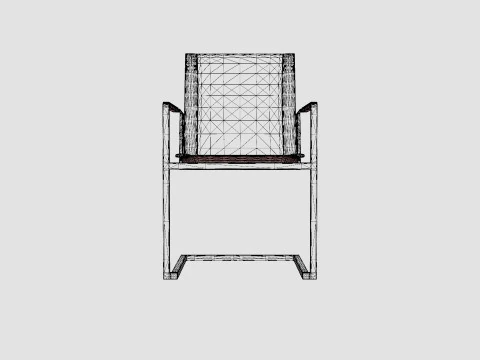 Gaunt armchair 3D Model