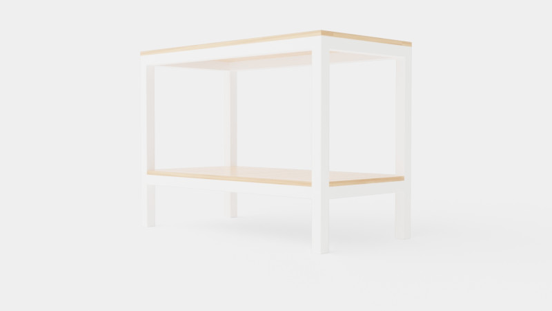 Twin workbench 3D-Modell .c4d .max .obj .3ds .fbx .stl .blend 