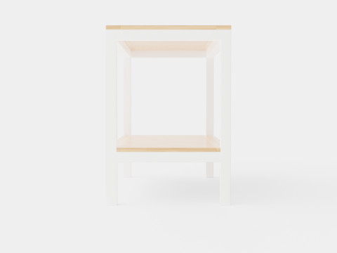 Twin workbench 3D-Modell