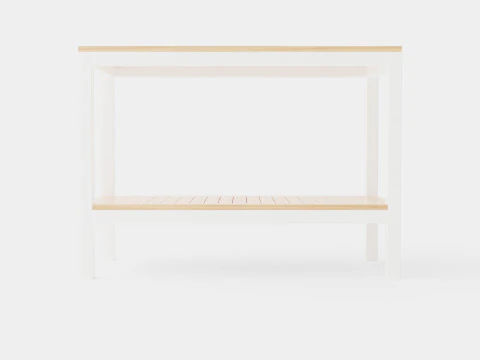 Twin workbench 3D Model