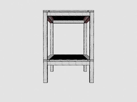 Twin workbench 3D-Modell