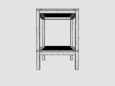 Twin workbench 3D Model