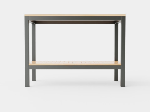 Twin workbench 3D Model