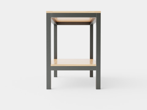 Twin workbench 3D Model