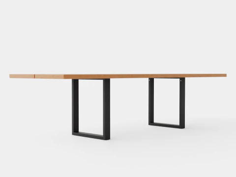 Table &agrave; manger d&eacute;charn&eacute;e Modèle 3D