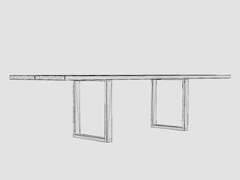 Gaunt dining table 3Dモデル