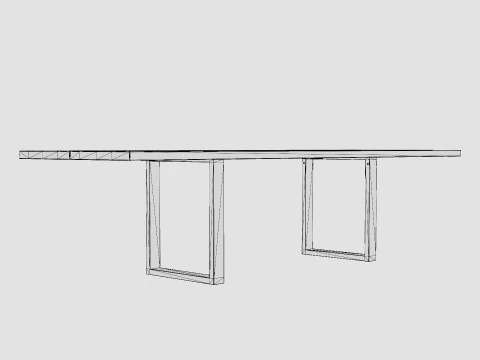 Gaunt dining table 3D Model