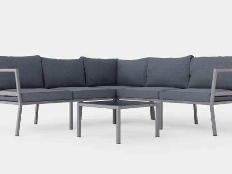 Göteborg-Sofagarnitur 3D Modell