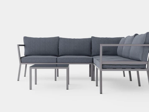 Gothenburg sofa set 3D Model
