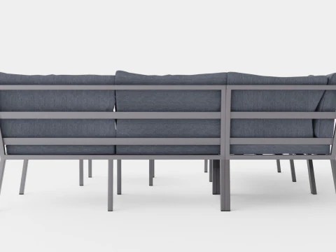 Gothenburg sofa set 3D Model